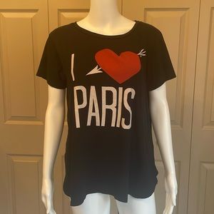 WILDFOX I ❤️Paris Tshirt size L
